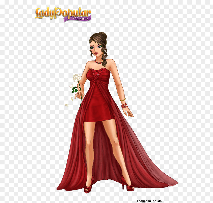 Fashion Beauty Lady Popular Game .fr Cocktail Dress PNG