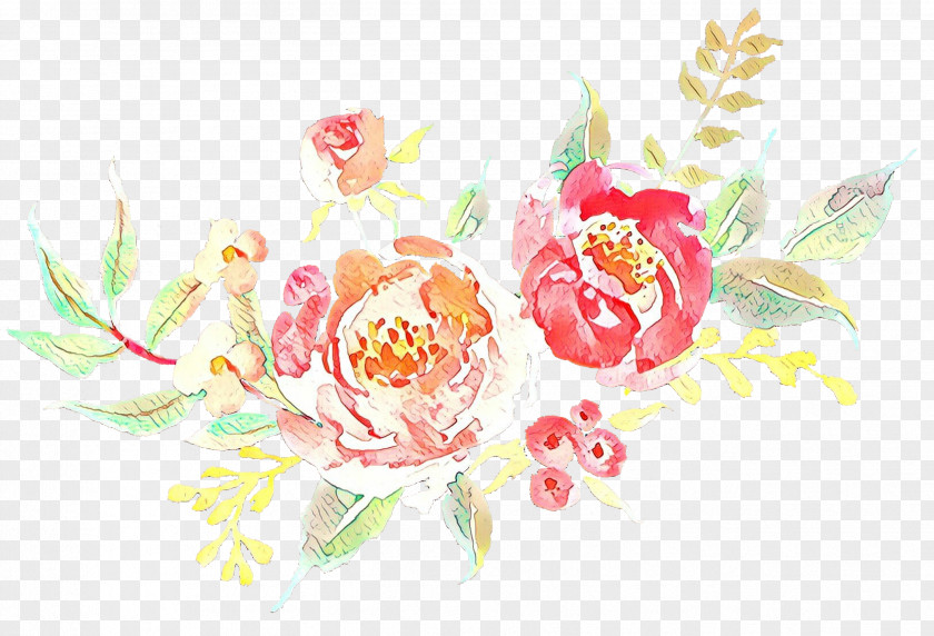 Flower Garden Roses Illustration Image Drawing PNG