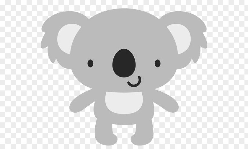 Free Cute Cartoon Koala Pull Material Bear Clip Art PNG