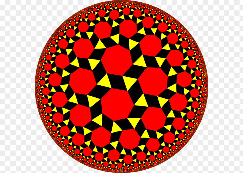 Mathematics Hyperbolic Geometry Topology Tessellation PNG