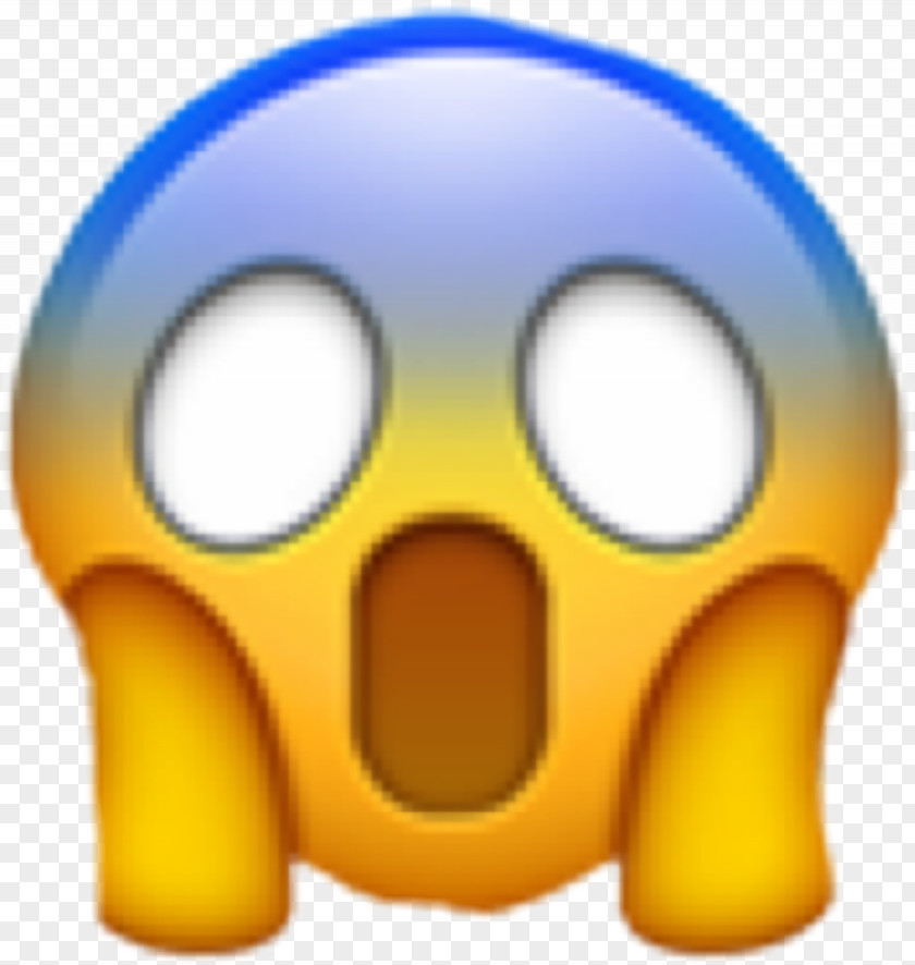 Omg Emoji Screaming Emoticon Smiley Face PNG