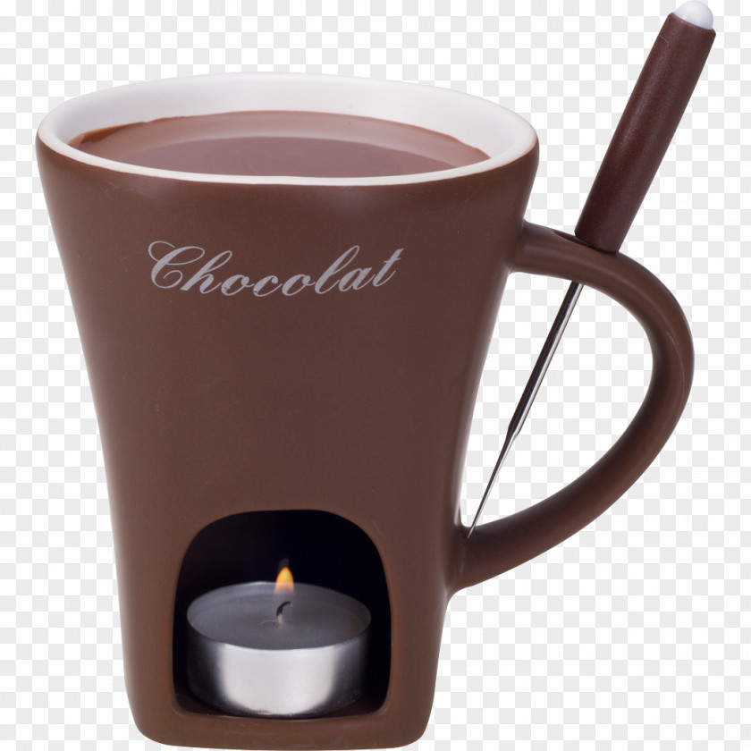 Coffee Chocolate Fondue Kop PNG