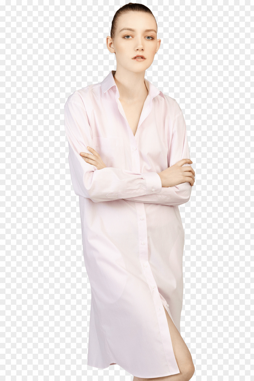 Dress Robe Blouse Satin Sleeve PNG