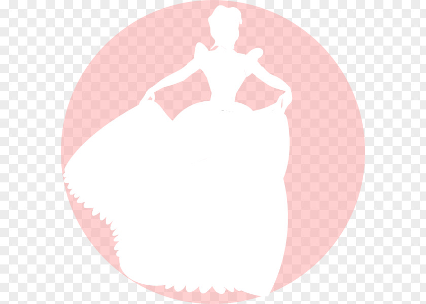 Pink Background Cinderella Disney Princess Silhouette Clip Art PNG