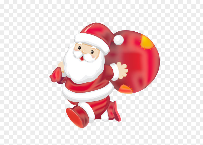 Santa Claus Christmas Card Tree Ornament PNG