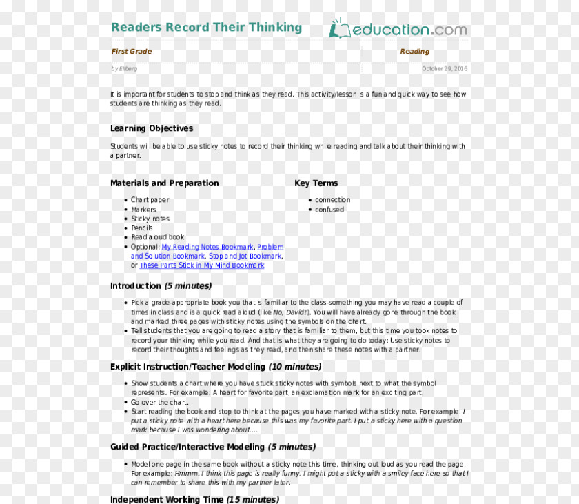 Teacher Lesson Plan Education Writing PNG