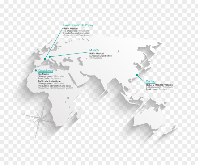 Business Raffin Medical Manufacturing Map PNG