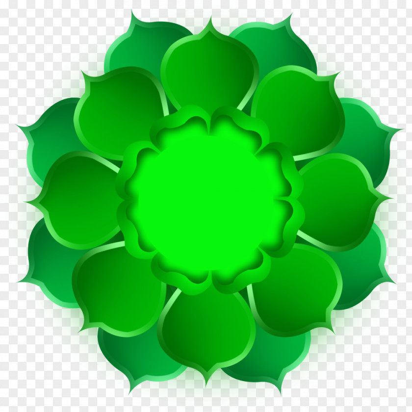 Chinese Traditional Green Lotus Computer File PNG