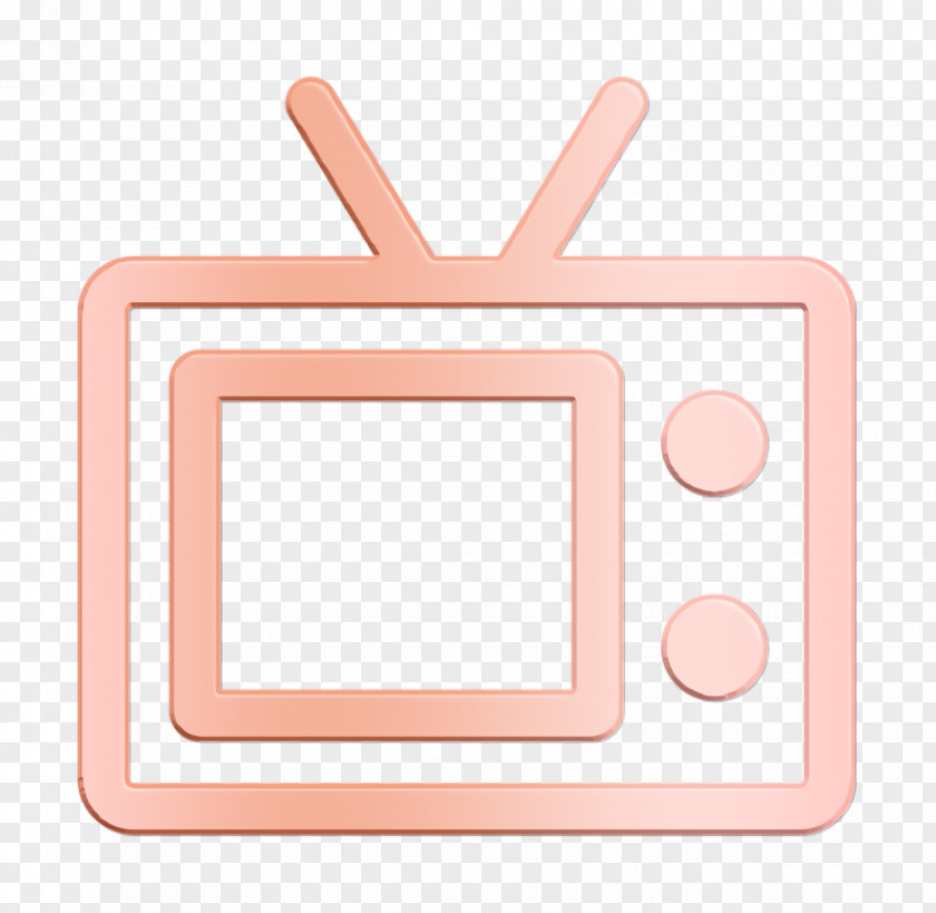 Technology Icon Television UI Interface Set PNG
