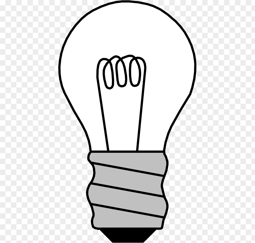Turn Off Incandescent Light Bulb Clip Art Lamp Openclipart PNG