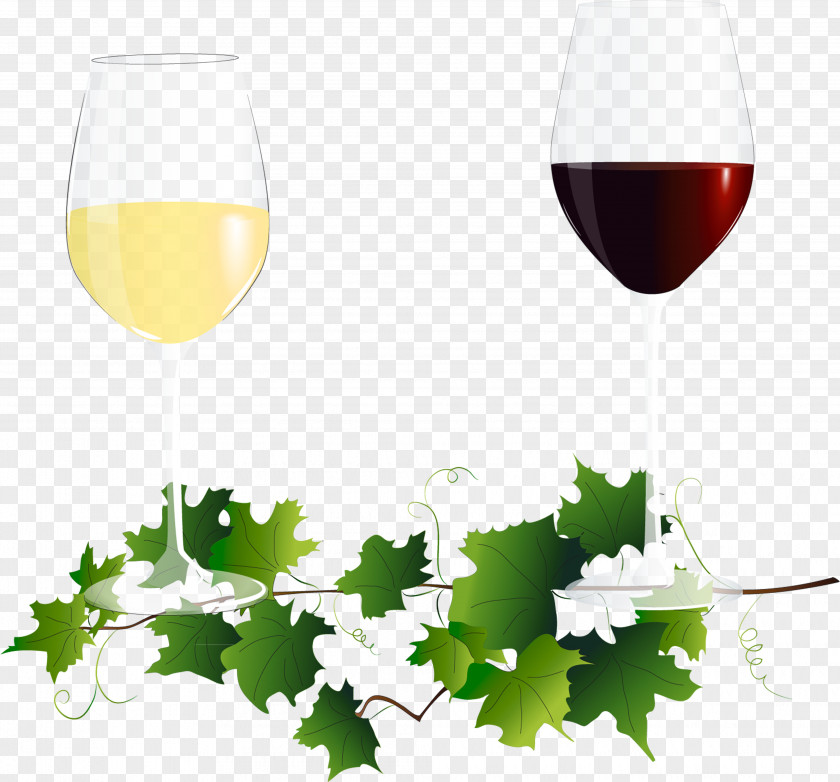 Two Glasses Of Wine Vinho Verde Red Champagne Glass PNG