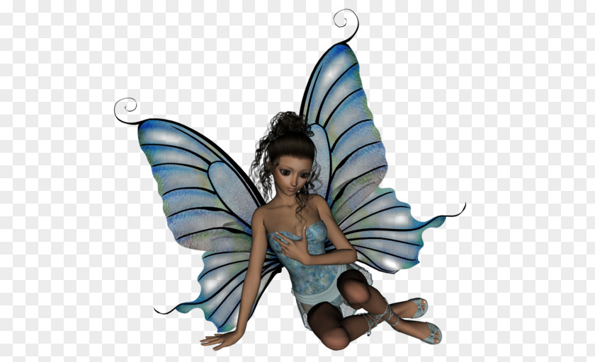 Duende Fairy Insect Figurine PNG