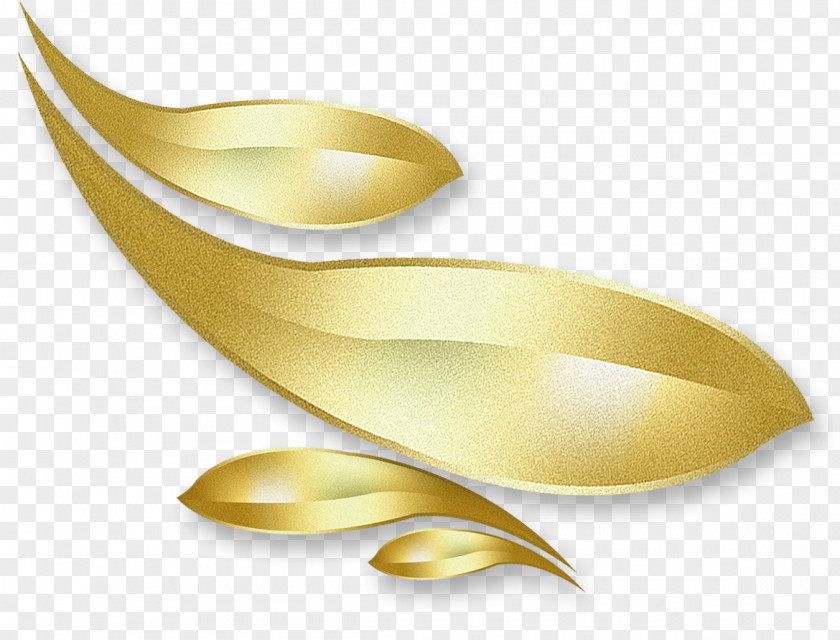 Gold Leaf Decoration PNG