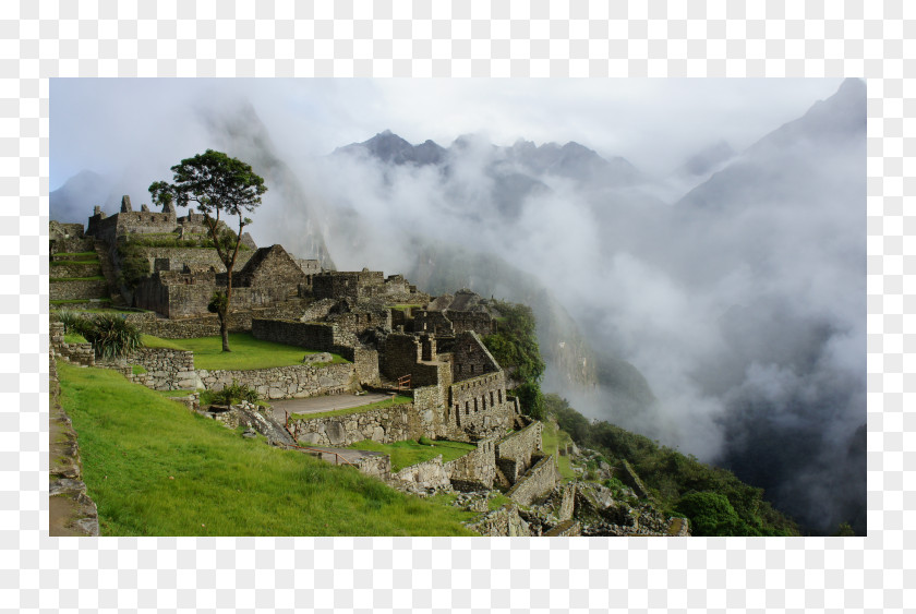 Machu Picchu Inca Trail To Aguas Calientes, Peru Cusco Ruins PNG