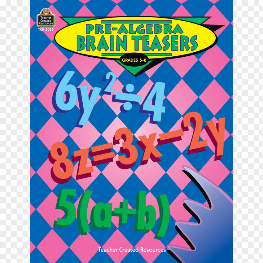 Mathematics Pre-Algebra Brain Teasers Teacher Worksheet PNG