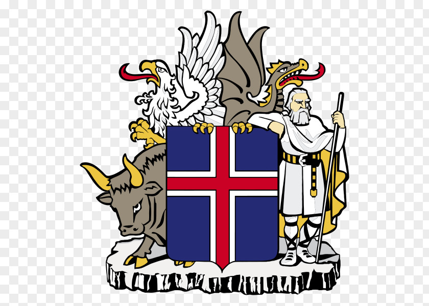 Captain Amelia Coat Of Arms Iceland Icelandic Language Embassy In Moscow PNG