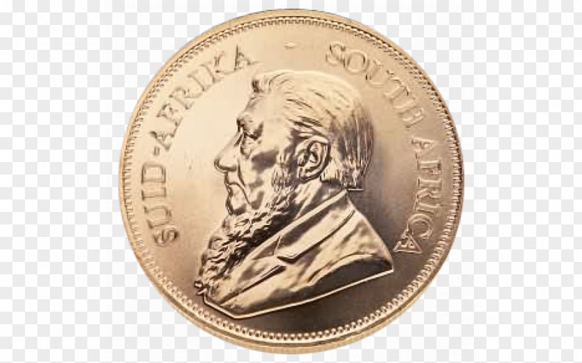 Coin Bullion Krugerrand Silver Gold PNG