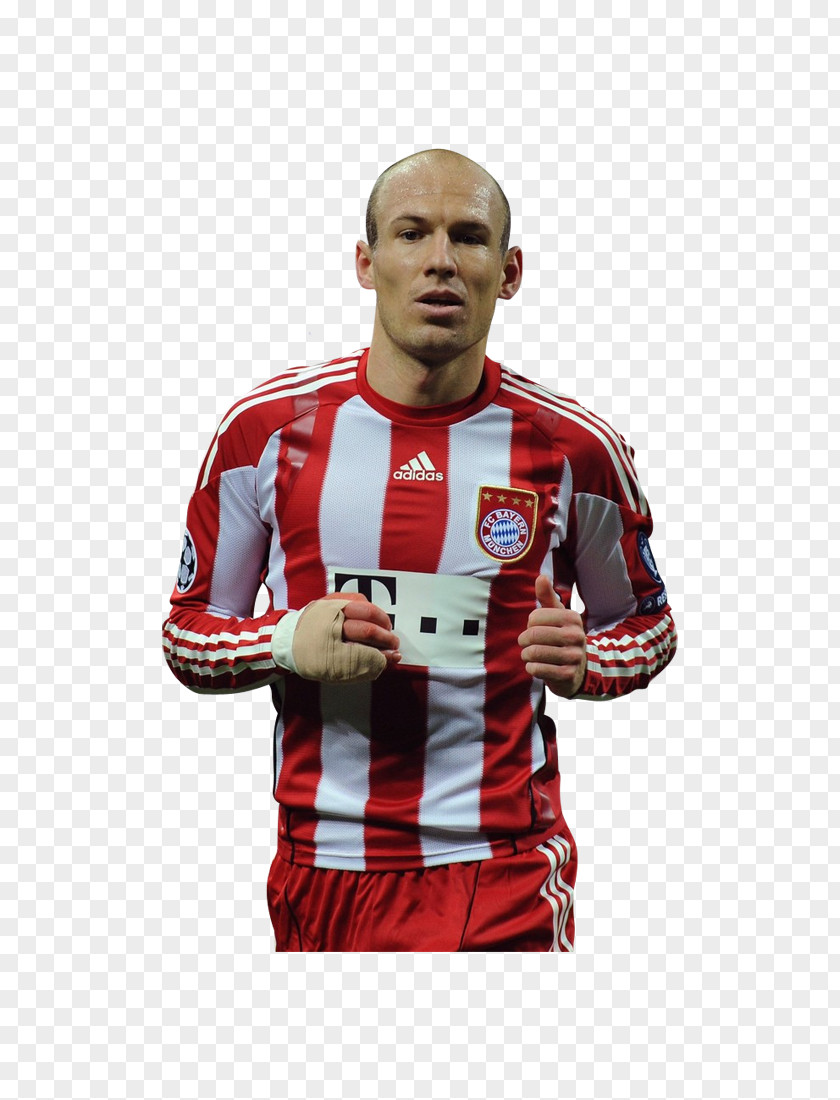 Football Players Arjen Robben FC Bayern Munich Bundesliga Rendering Jersey PNG