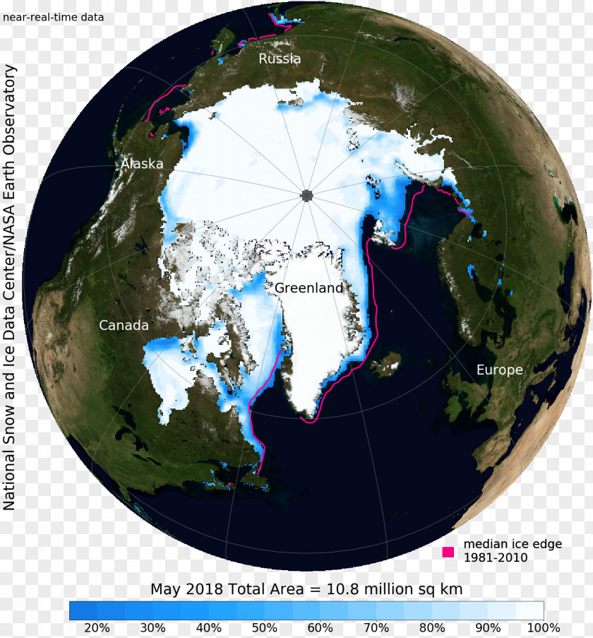 Ice Arctic Ocean Greenland Sheet National Snow And Data Center Pack Sea PNG