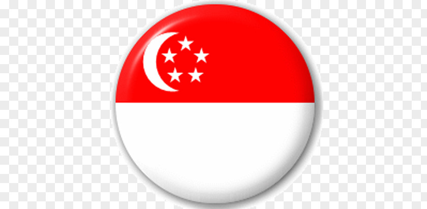 Symbol Red Singapore Flag Background PNG
