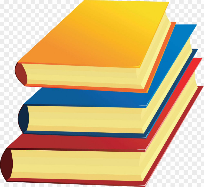 Three Books Of Hardcover Book Illustration PNG