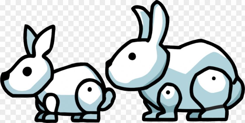 White Bunny Rabbits Scribblenauts Unlimited Unmasked: A DC Comics Adventure Domestic Rabbit Clip Art PNG