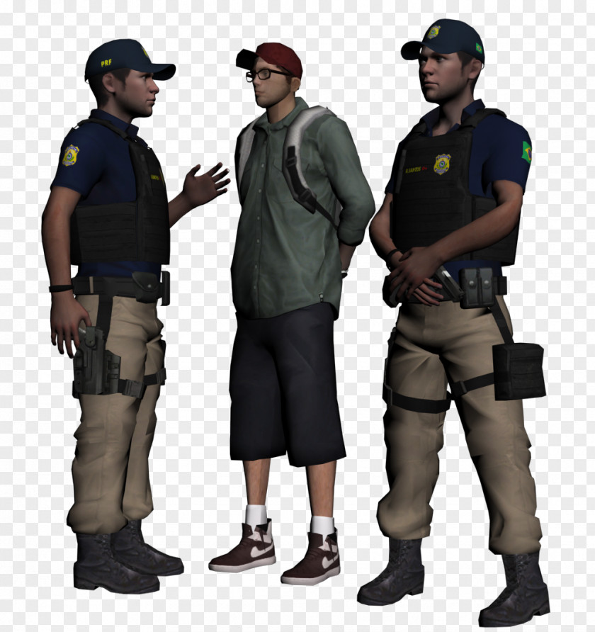 Agente Grand Theft Auto: San Andreas Military Uniform Mod Police PNG