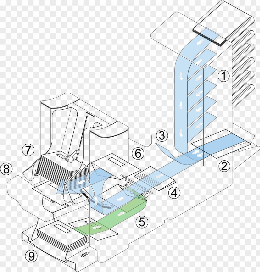 Automatic Document Feeder Engineering Technology Line Angle PNG