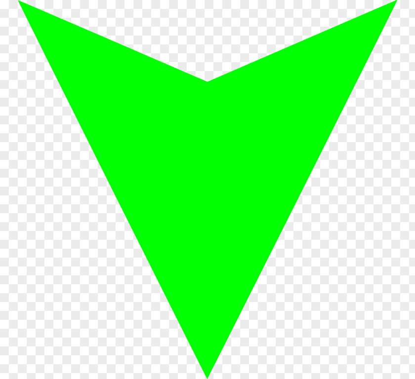 Down Arrow Images Area Triangle Green Pattern PNG