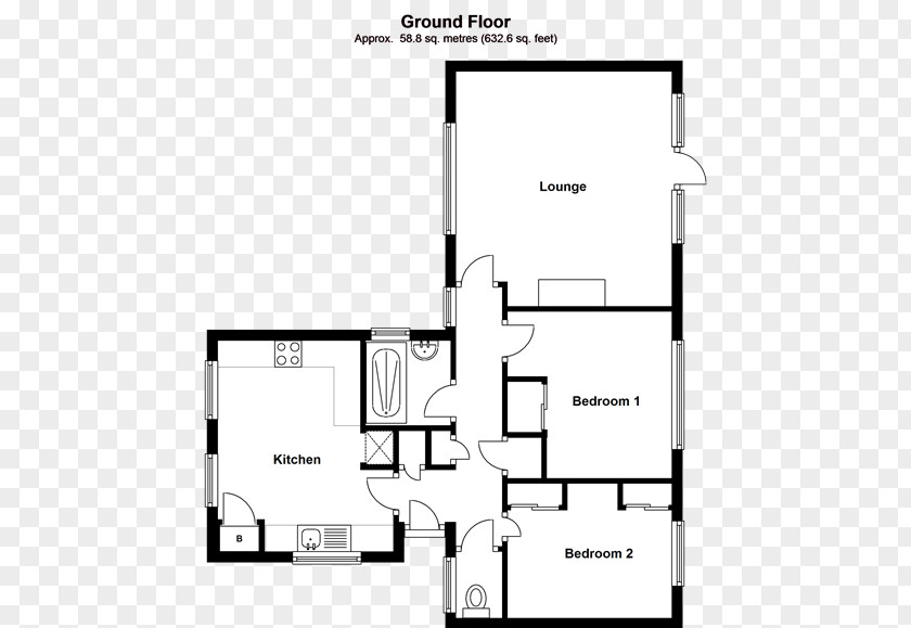 Line Floor Plan Paper White PNG