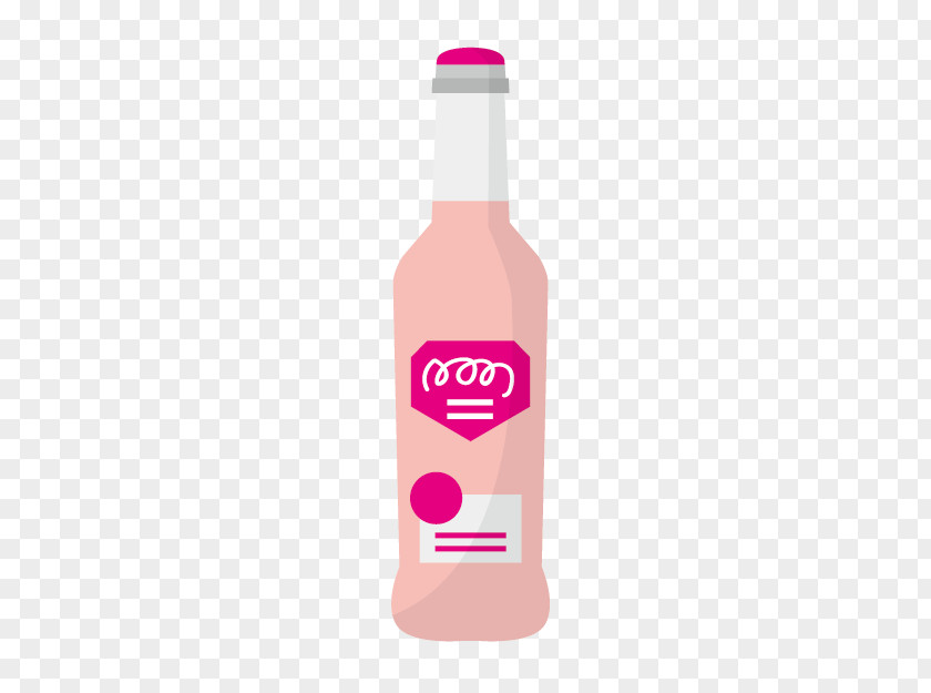 Pink Cartoon Bartender Cocktail PNG