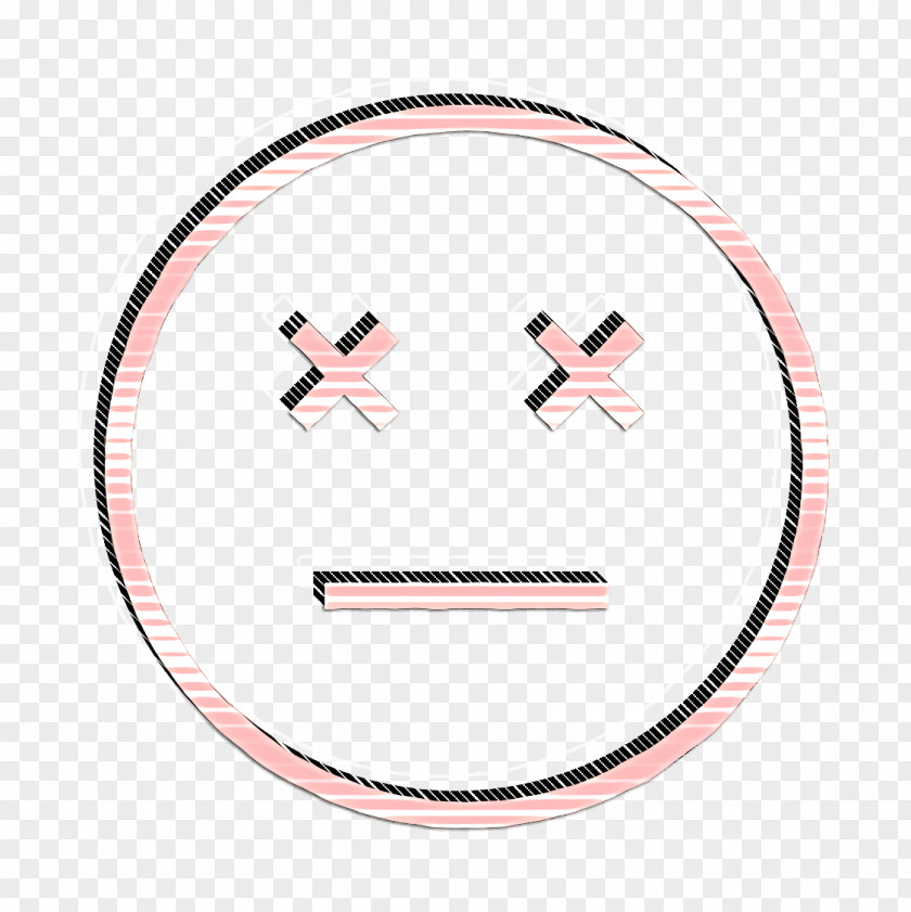 Pink Emoticon Icon Dead Emoji PNG