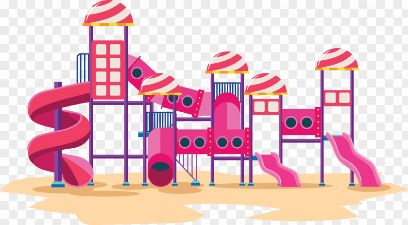 Red Slide Toy Playground Clip Art PNG