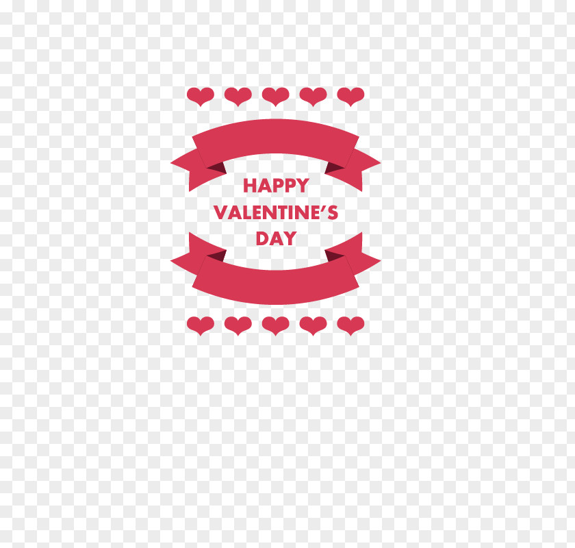 Valentines Day Card Advertising Design Vector Material Heart PNG