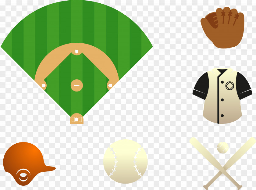 Vector Illustration Baseball Sport PNG