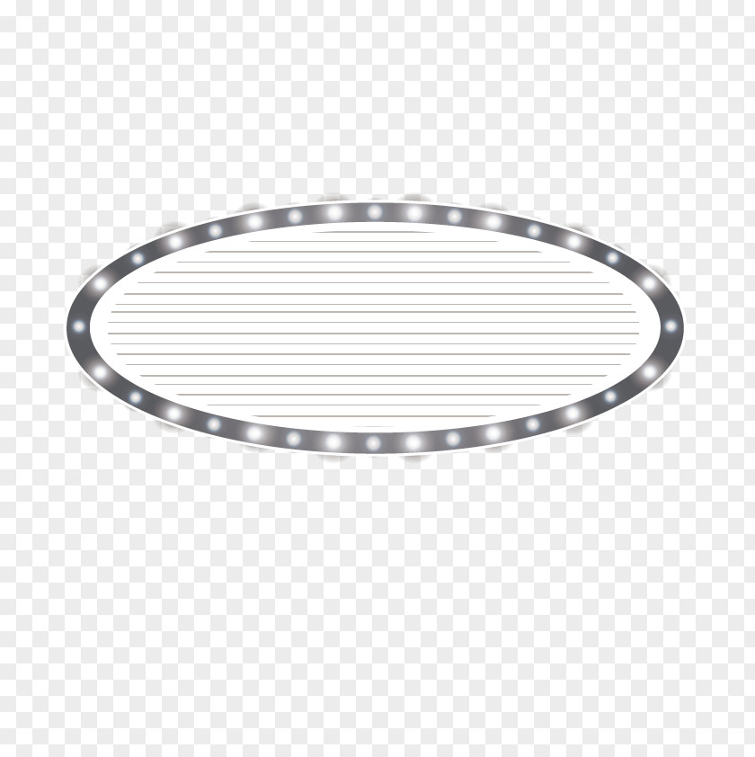 Vector Round Light Board Circle PNG