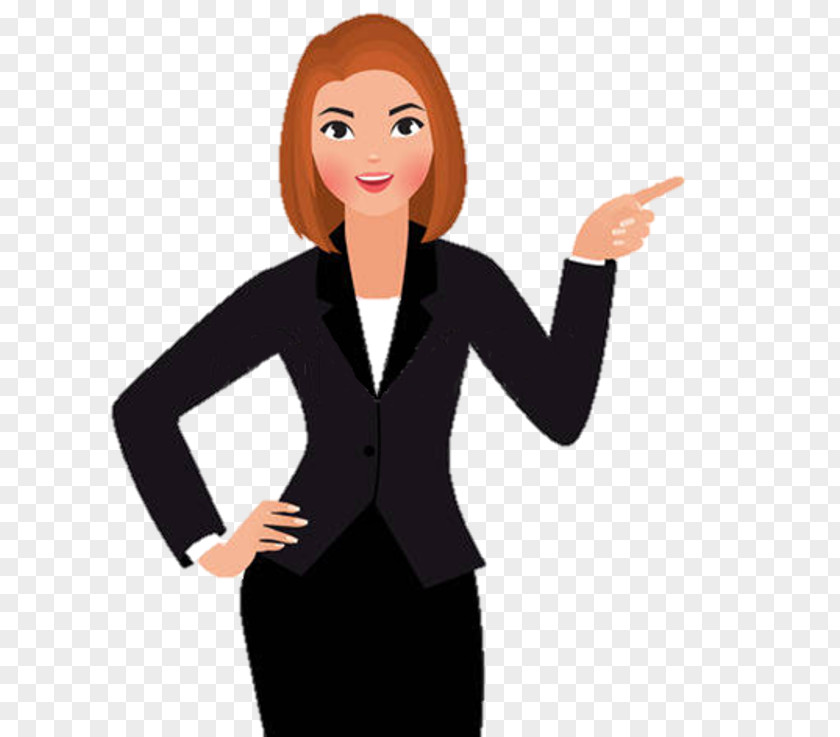 Woman Businessperson Cartoon Clip Art PNG