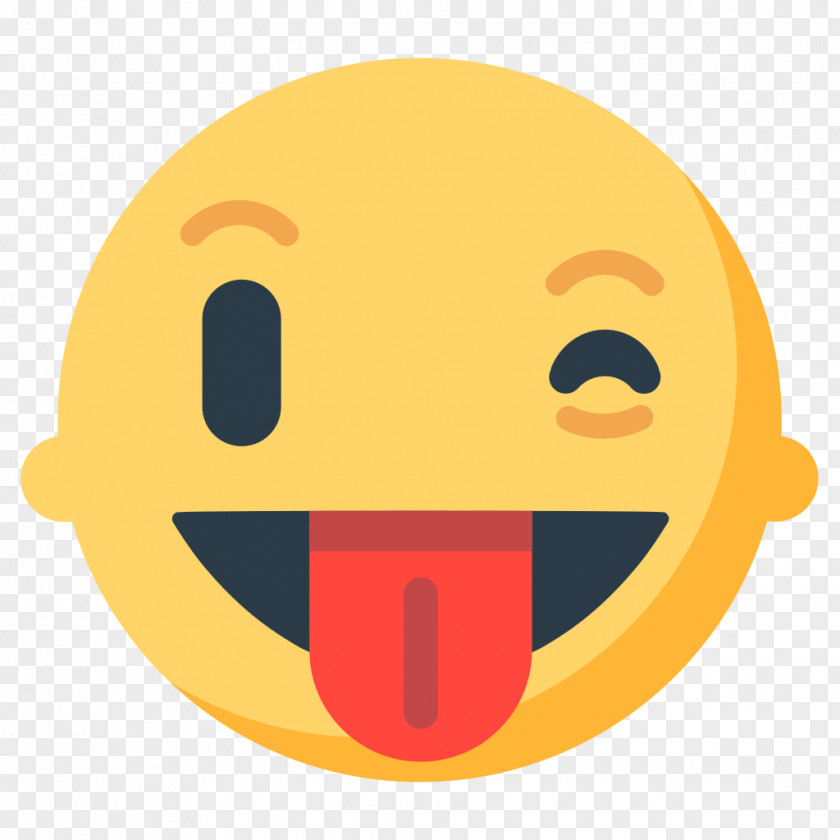 Emoji Emoticon Wink Tongue Smiley PNG