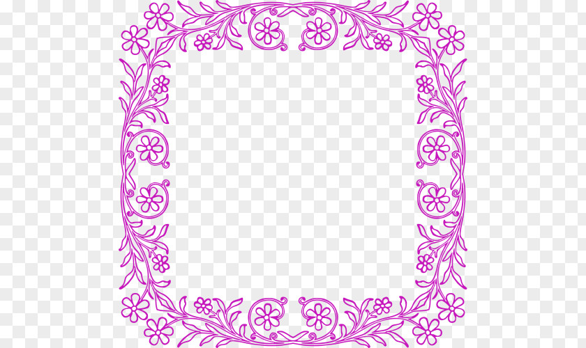 Flower Borders And Frames Picture Floral Design Clip Art PNG