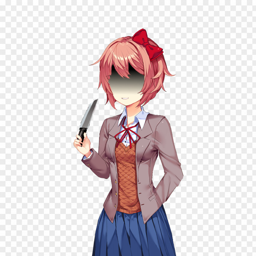 Making Cake Doki Literature Club! Pixel Art Sprite PNG