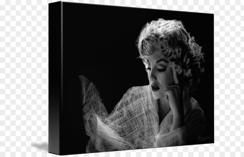 Marilyn Monroe Black And White Monochrome Photography PNG