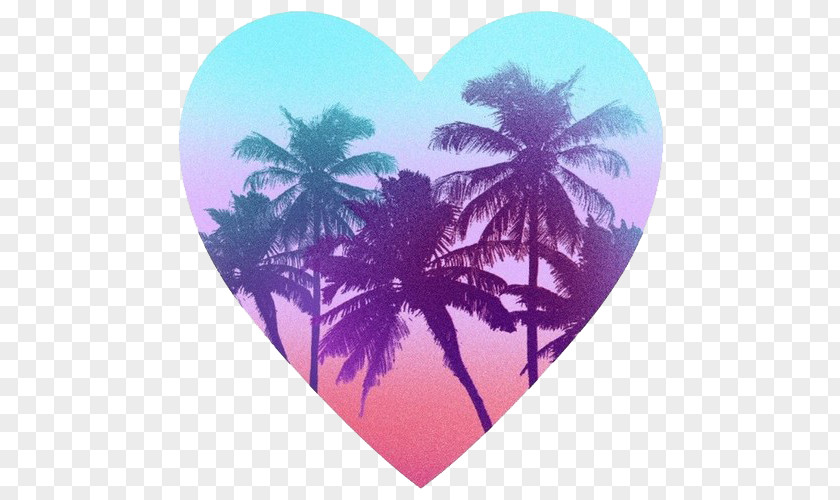Palm, Tree, Heart, Summer Png IPhone 7 6 Pink Victoria's Secret Wallpaper PNG