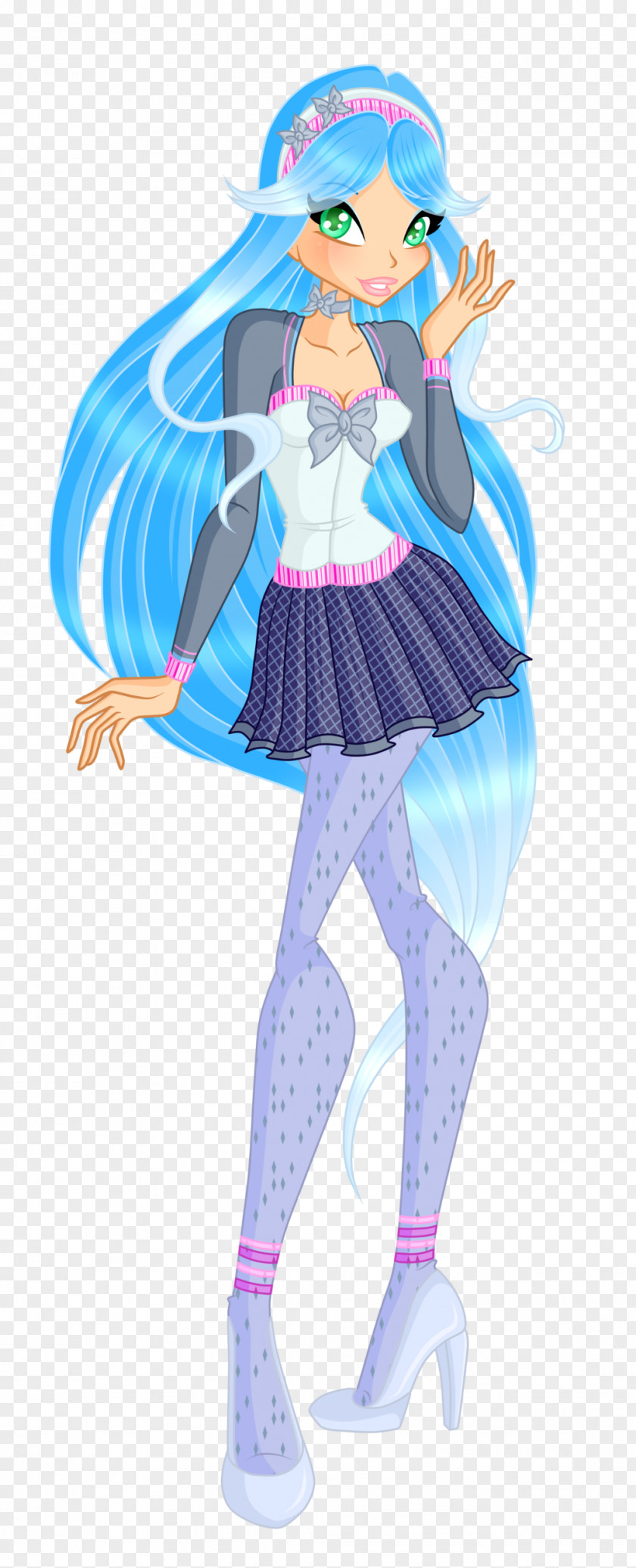 School Uniform Musa Costume Drawing PNG