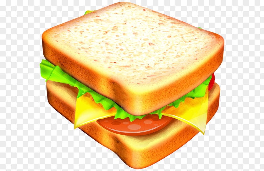 Fast Food Ham And Cheese Sandwich Hamburger Breakfast Clip Art PNG