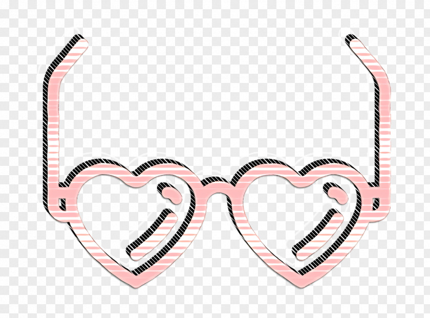 Glasses Icon Fashion Party Elements PNG