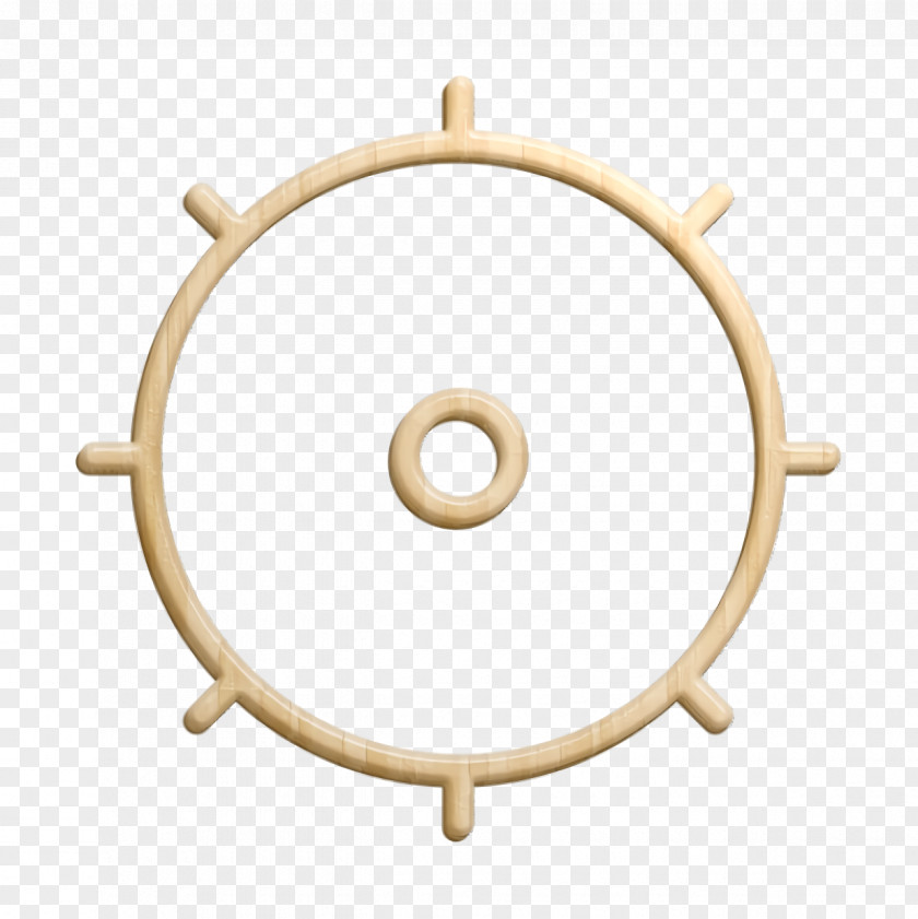 Metal Brass Essential Set Icon Gear Settings PNG