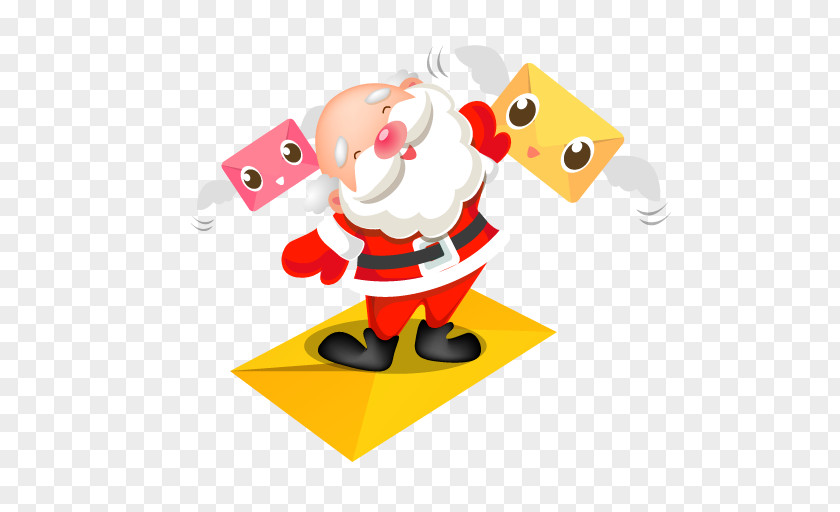 Santa Mails Fictional Character Art Technology Claus Clip PNG