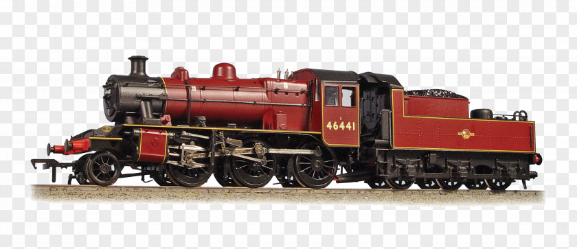 Trains Train Rail Transport Locomotive Rolling Stock LMS Ivatt Class 2 2-6-0 PNG