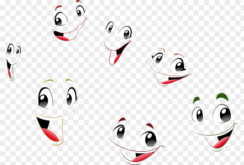 Various Smile Clip Art PNG