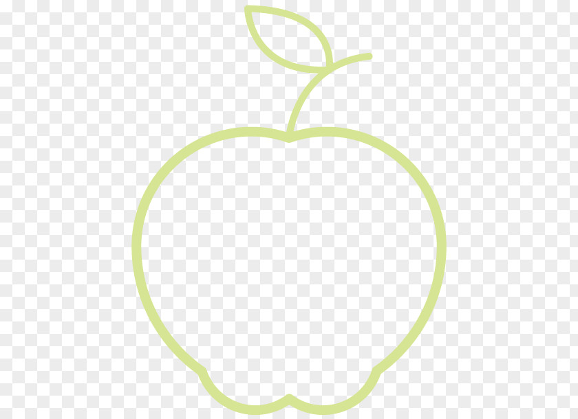 Green Apple Slice Logo Circle Font PNG
